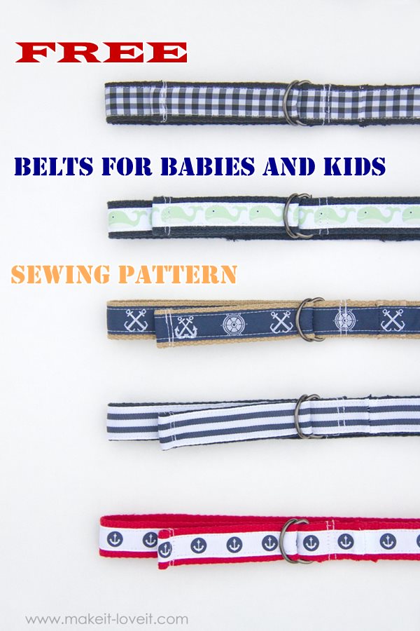 Kids Fabric Belt 