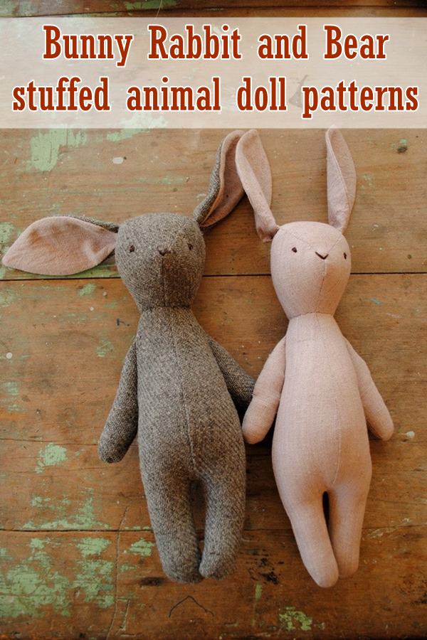 Cloth sale bunny doll