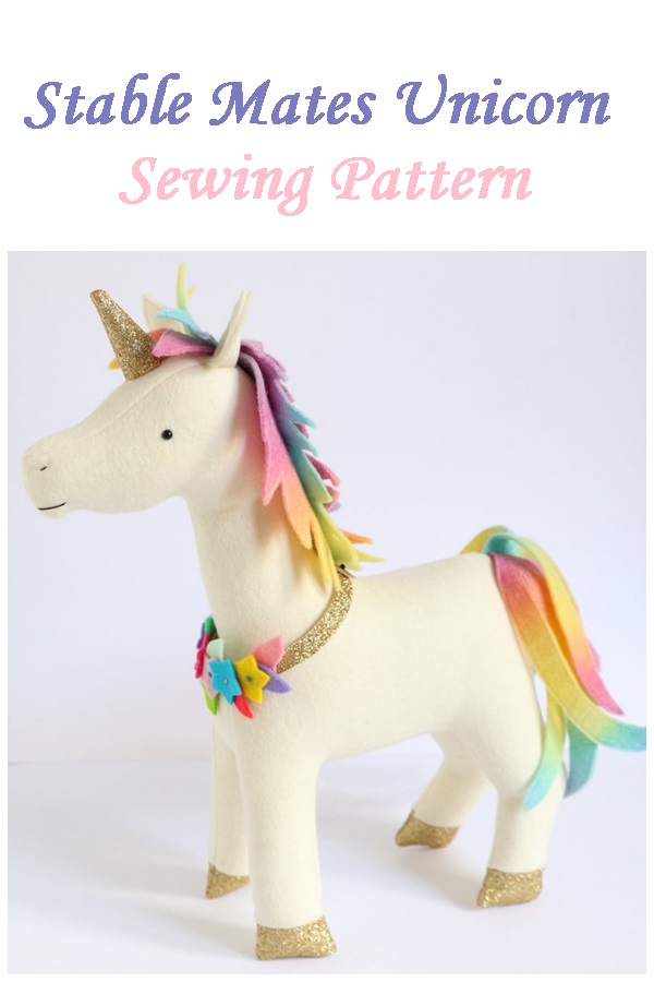 Stable Mates Unicorn Horse Donkey sewing pattern