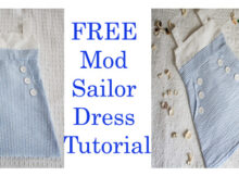 FREE Mod Sailor Dress Tutorial