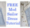 FREE Mod Sailor Dress Tutorial