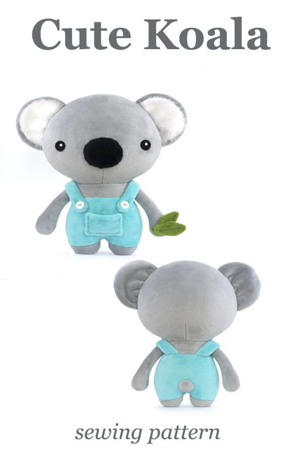 Cute Koala sewing pattern