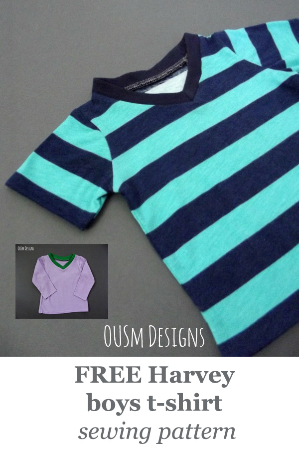 Free T-Shirt Sewing Pattern for Boys and Girls 