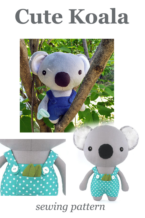 Cute Koala sewing pattern