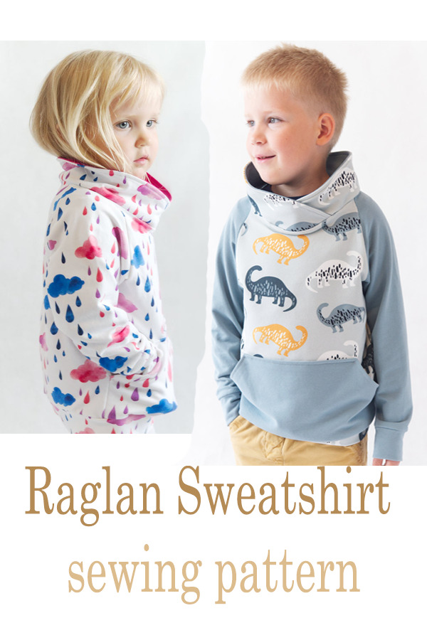 Raglan Sweatshirt sewing pattern - Sew Modern Kids