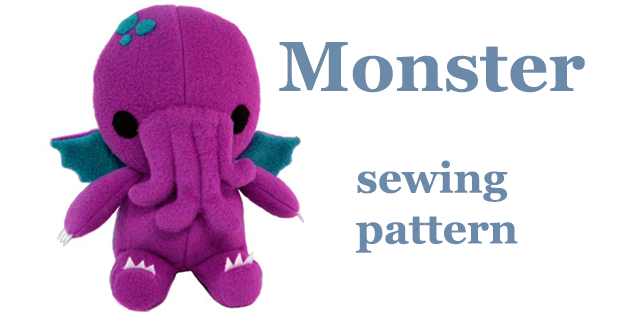 Monster sewing pattern
