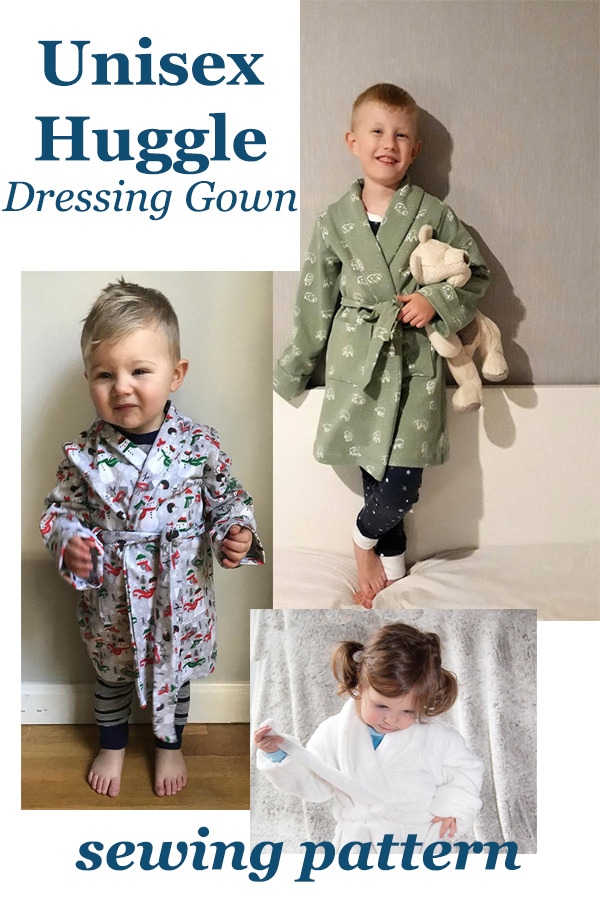 Unisex Huggle Dressing Gown sewing pattern