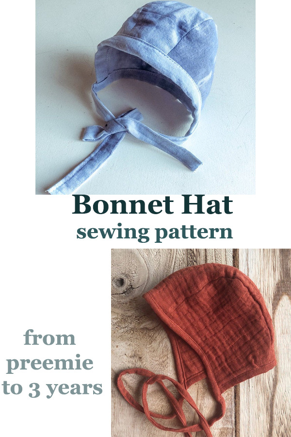 Hat sewing pattern from preemie to 3 years Sew Modern Kids