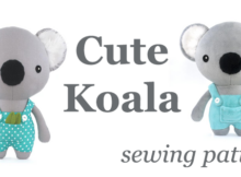 Cute Koala sewing pattern