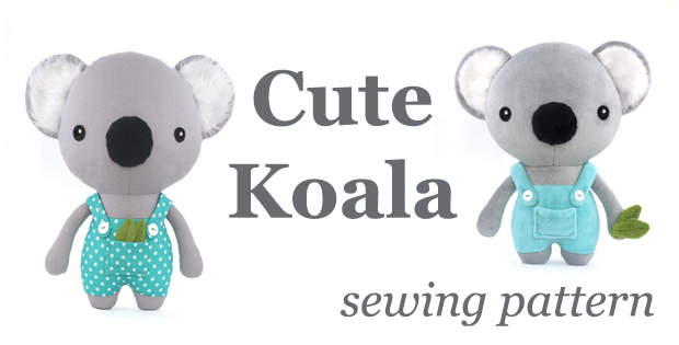 Cute Koala sewing pattern