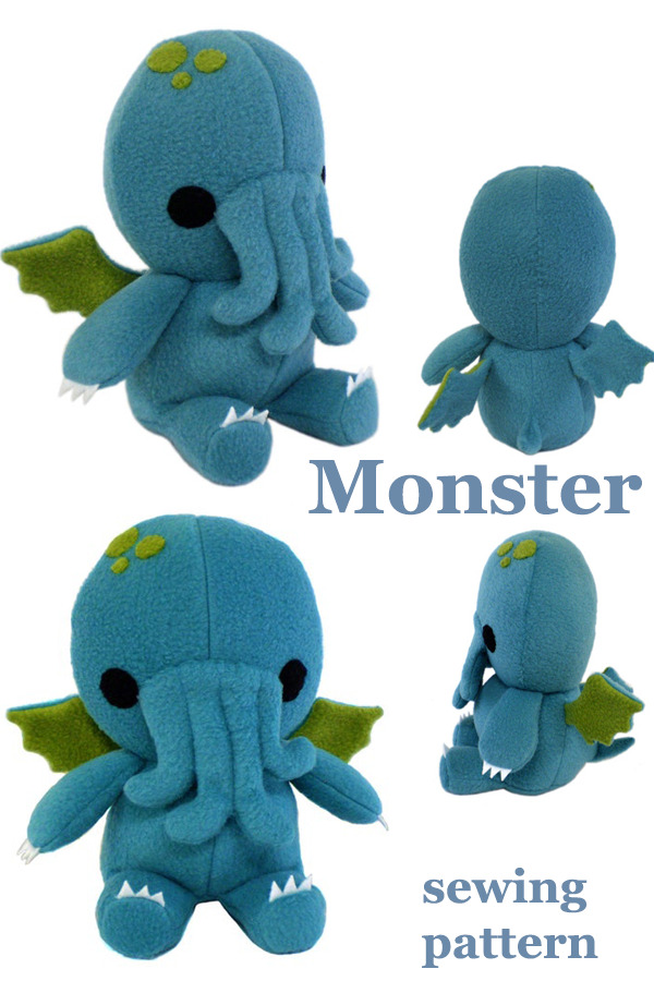 Monster sewing pattern