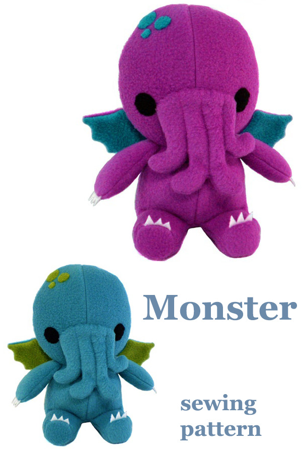 Monster sewing pattern