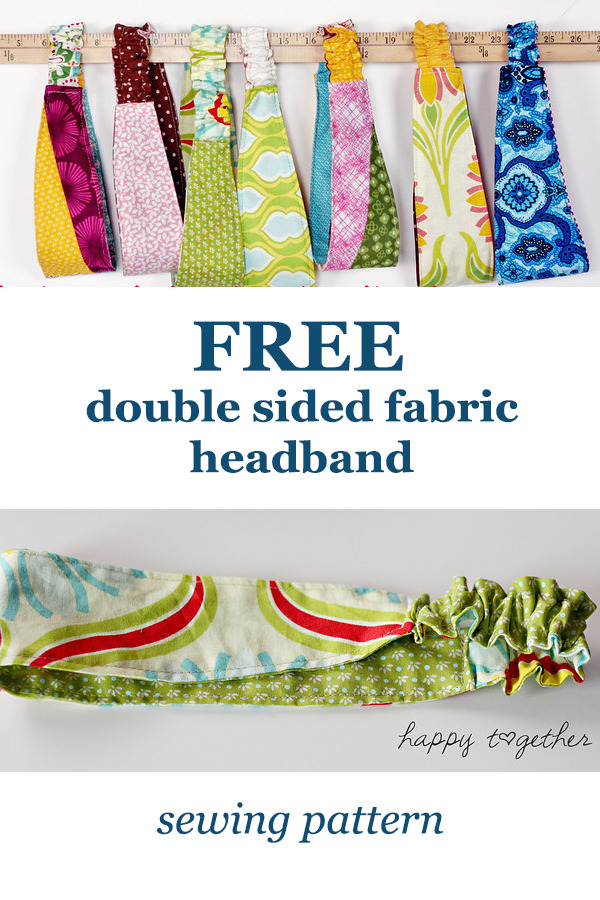 FREE Double Sided Fabric Headband sewing pattern Sew Modern Kids