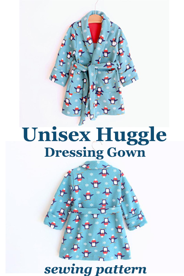 Unisex Huggle Dressing Gown sewing pattern