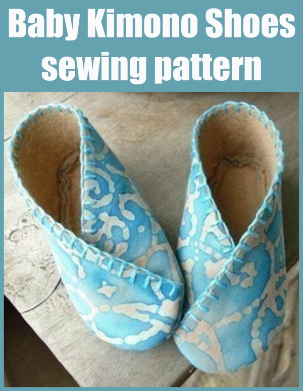 Baby Kimono Shoes sewing pattern - Sew Modern Kids