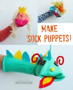 FREE ideas for how to make sock puppets - Sew Modern Kids