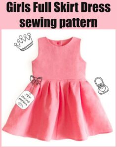 Girls Full Skirt Dress pattern - Sew Modern Kids