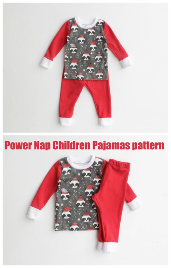 Power Nap Children Pajamas pattern