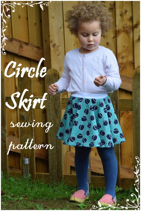 Circle skirt sewing pattern