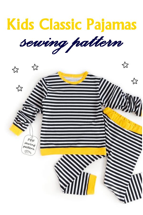 Kids Classic Pajamas sewing pattern