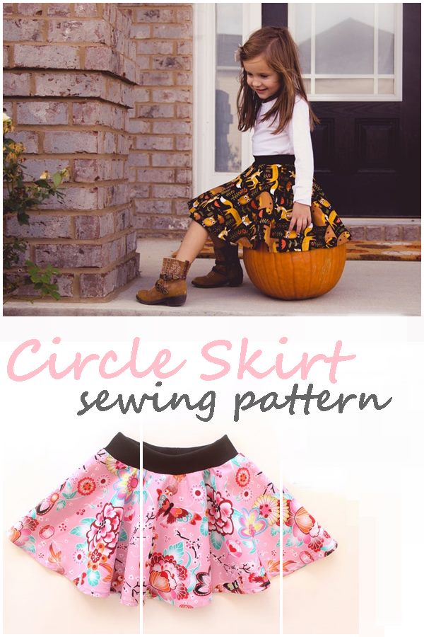 Circle skirt sewing pattern