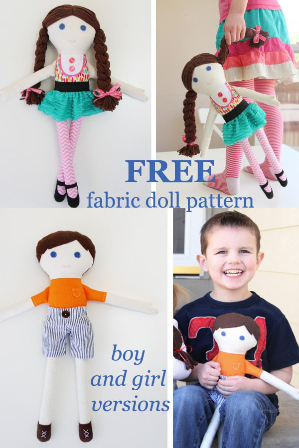 How To Make A Cloth Doll Body (Free PDF Pattern)