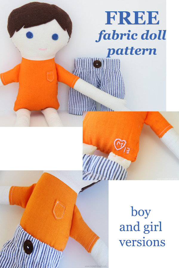 Free boy store doll clothes patterns