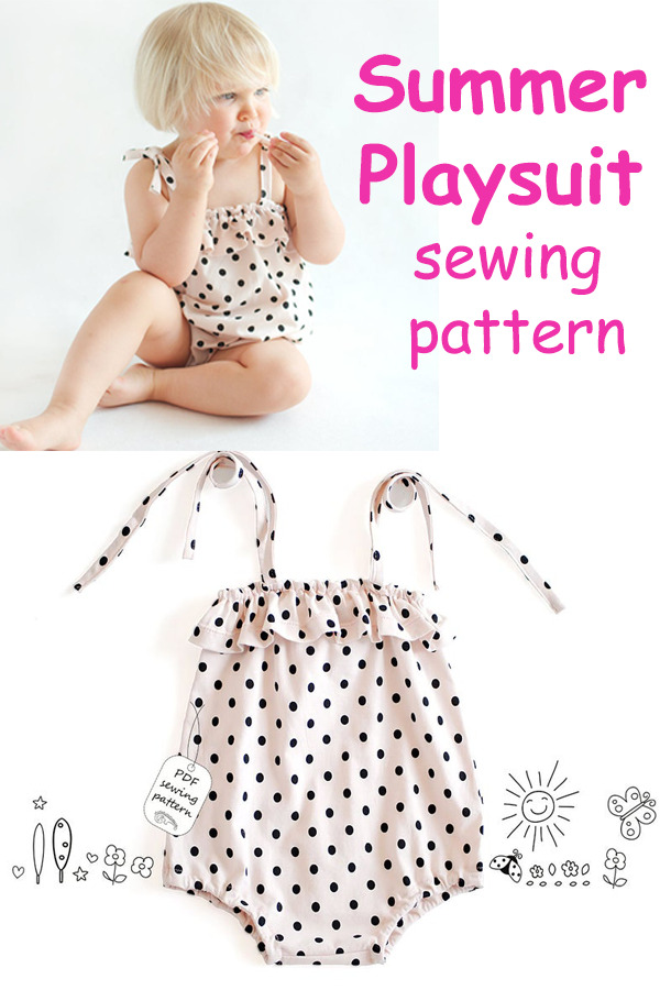 Summer Playsuit sewing pattern