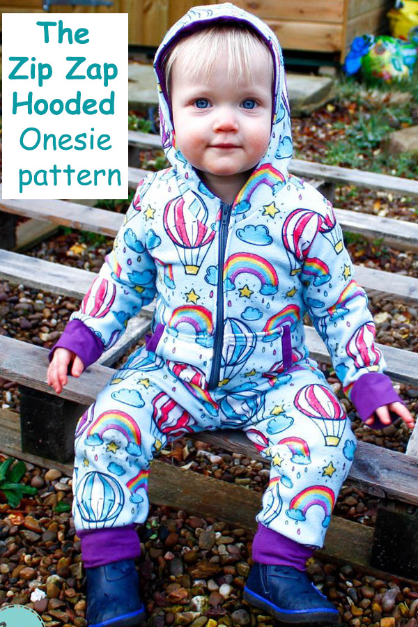 The Zip Zap Hooded Onesie pattern