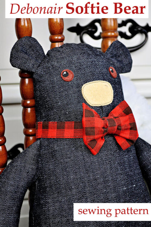 bear pattern to sew