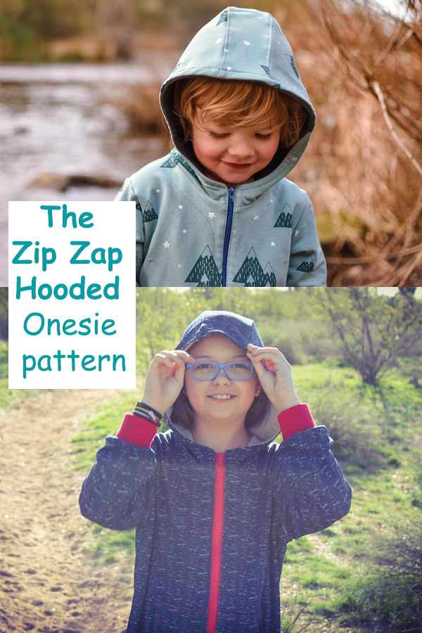 The Zip Zap Hooded Onesie pattern