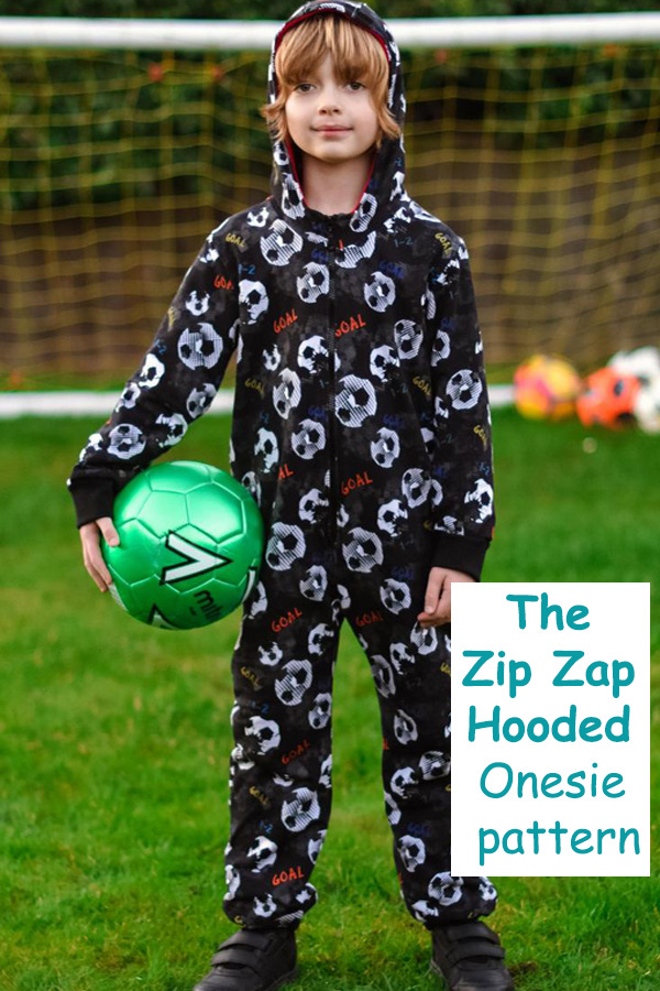 The Zip Zap Hooded Onesie pattern