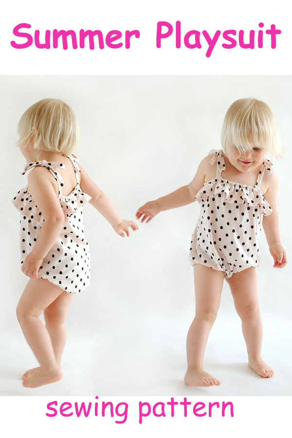 Summer Playsuit sewing pattern
