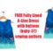 FREE fully lined a-line dress with buttons (baby-3T)
