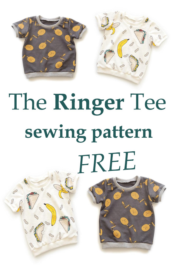 The Ringer Tee FREE sewing pattern