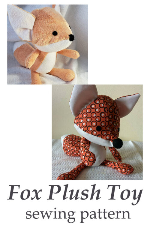 free fox plush pattern