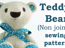 Teddy Bear (Non jointed) sewing pattern