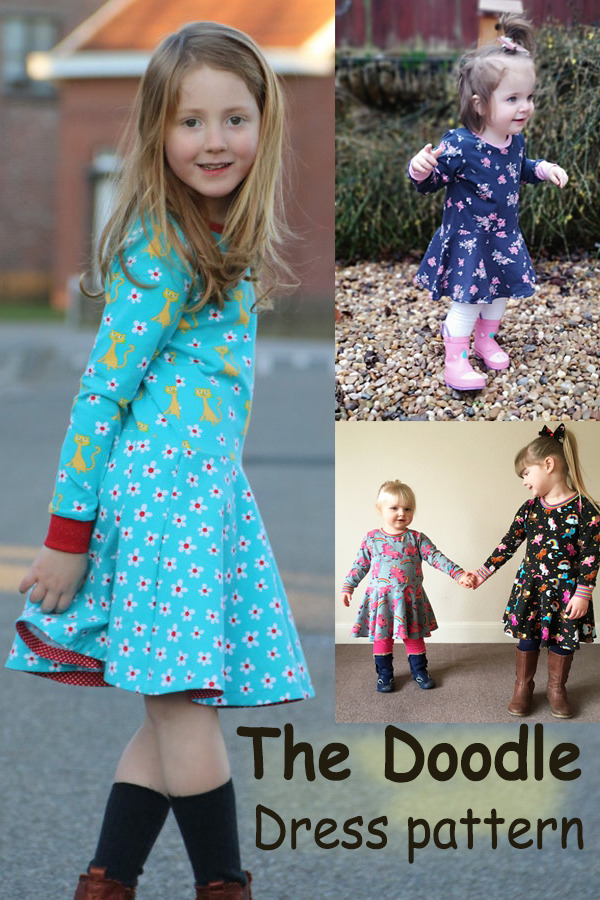 Sewing pattern for the Doodle Dress