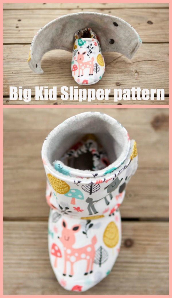 Fleece Toddler Slippers FREE sewing pattern (3 sizes) - Sew Modern Kids