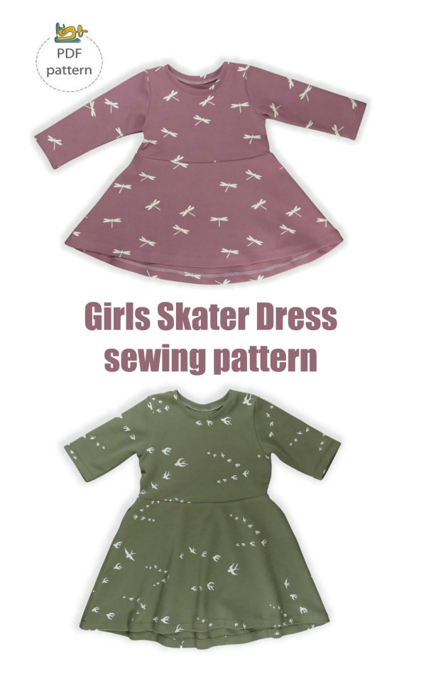 Girls Skater Dress sewing pattern