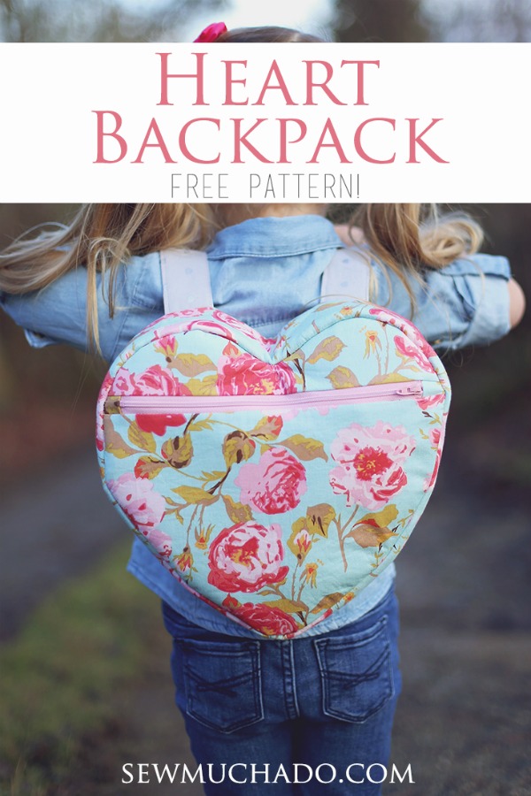 Heart Backpack free pattern - Sew Modern Kids