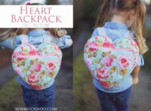 Heart Backpack free pattern