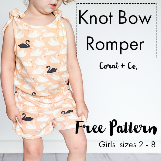 Knot Bow Romper pattern.