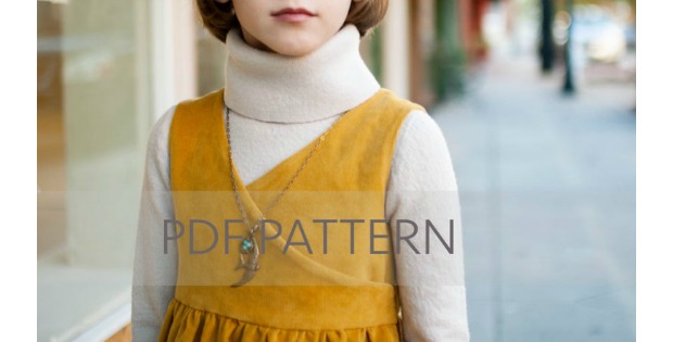 Louisa Pinafore Dress pattern