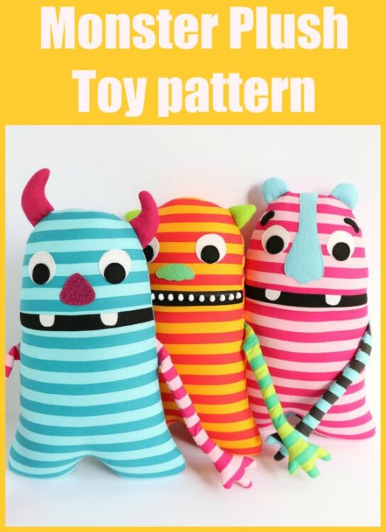Monster Plush Toy pattern - Sew Modern Kids