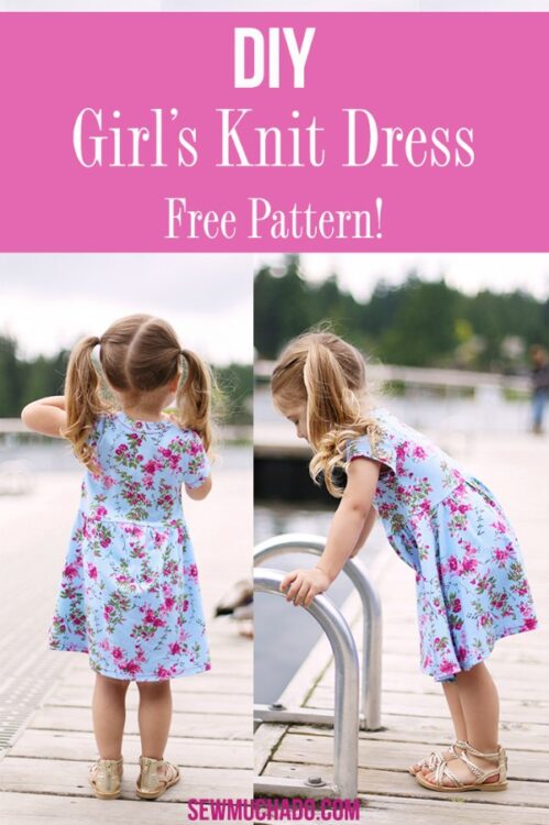 Suncadia Girl's Knit Dress free pattern - Sew Modern Kids