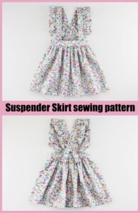 Suspender Skirt sewing pattern Sew Modern Kids
