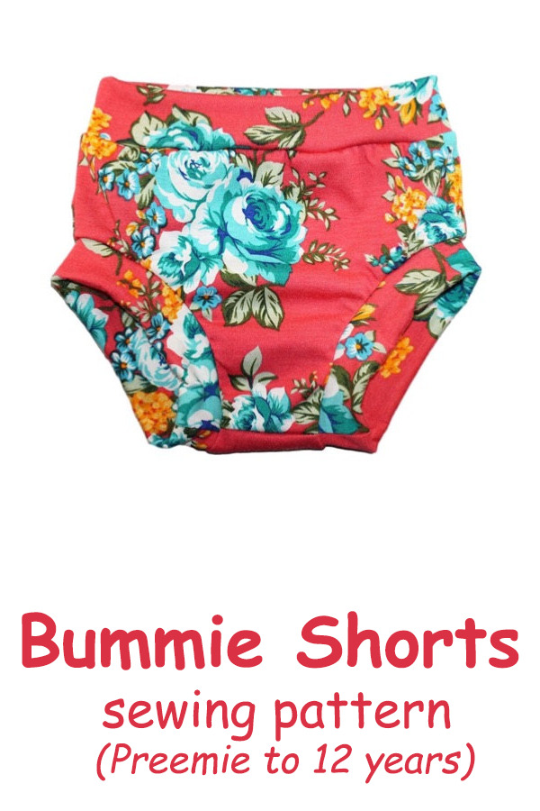 Bummie Shorts sewing pattern (Preemie to 12 years) - Sew Modern Kids