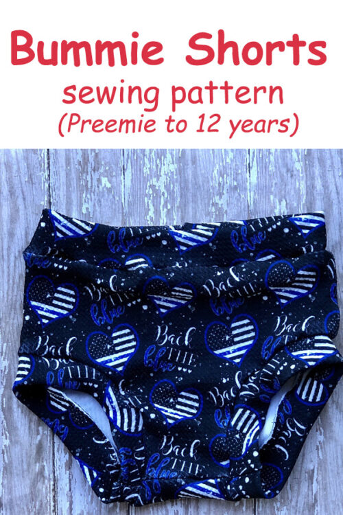 Bummie Shorts sewing pattern (Preemie to 12 years) - Sew Modern Kids