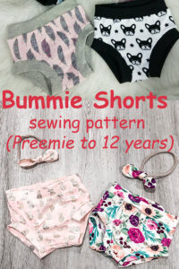 Bummie Shorts sewing pattern (Preemie to 12 years) - Sew Modern Kids